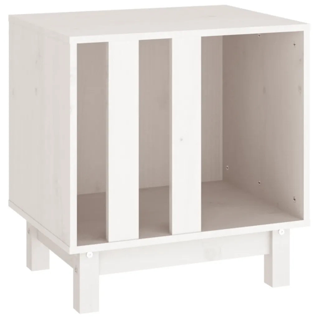 Casetta per Cani bianco 50x40x52 cm in Legno Massello di Pino cod mxl 68699