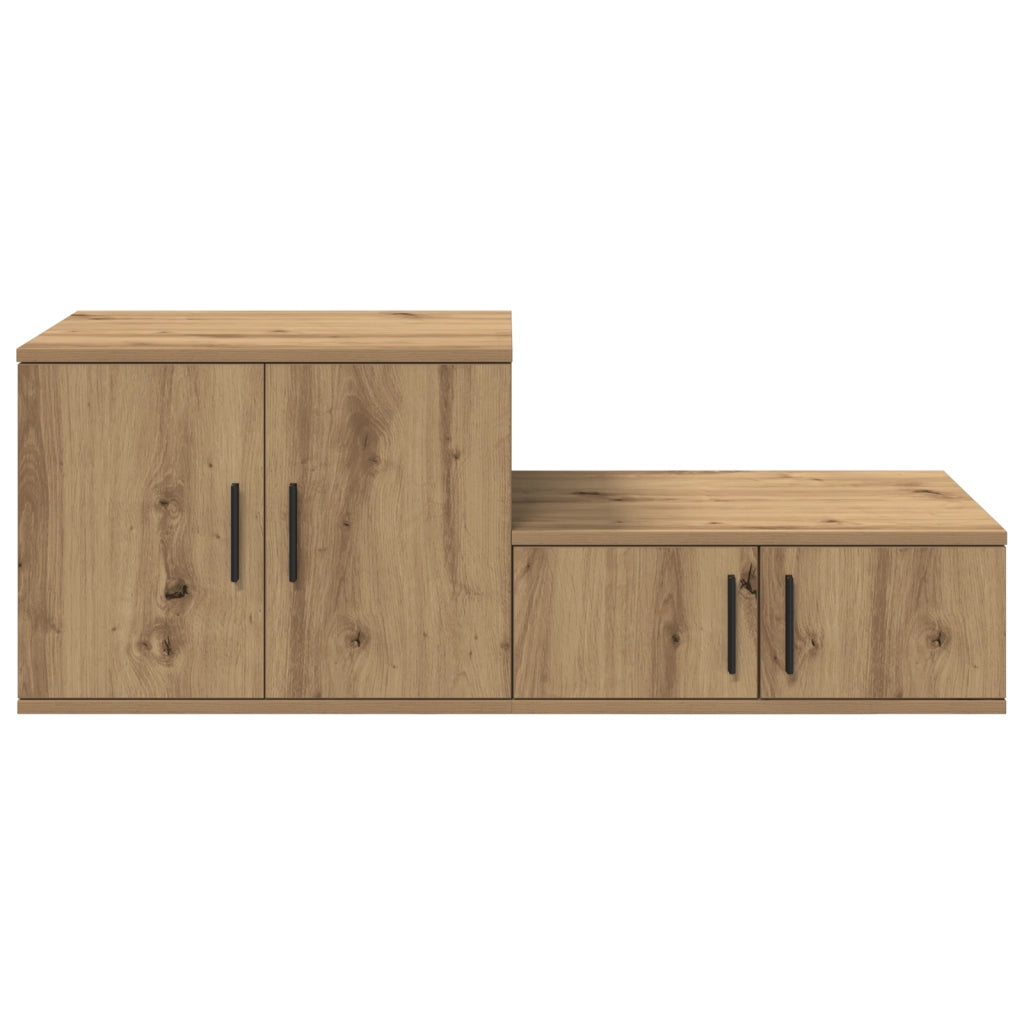 Armadio  in Rovere Artigianale 108x41x40 cm in Legno Ingegnerizzato