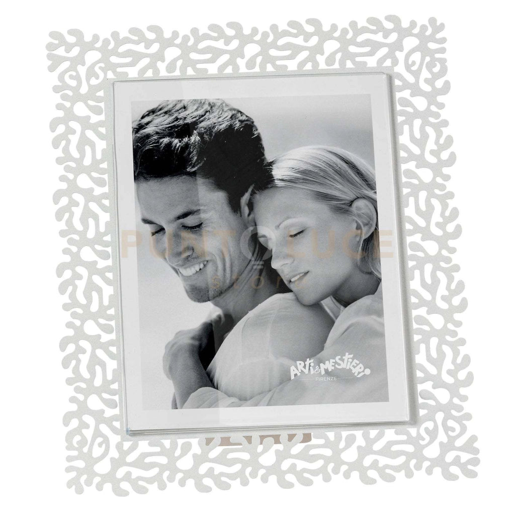 Portafoto Corallo maxi Bianco marmo