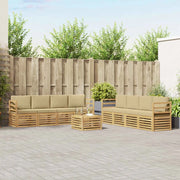 Set divani Legno di Acacia Massello 3391578
