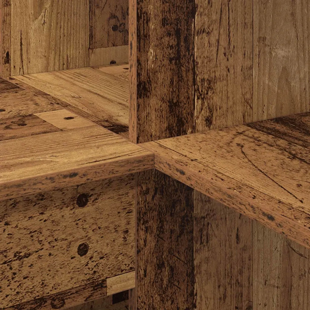 vidaXL Scrivania ad angolo Legno vecchio 101,5 x 149,5 x 149,5 cm
