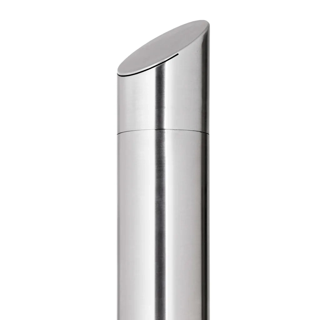 Doccia da Giardino con Base Marrone 225 cm in Acciaio Inox cod mxl 53847