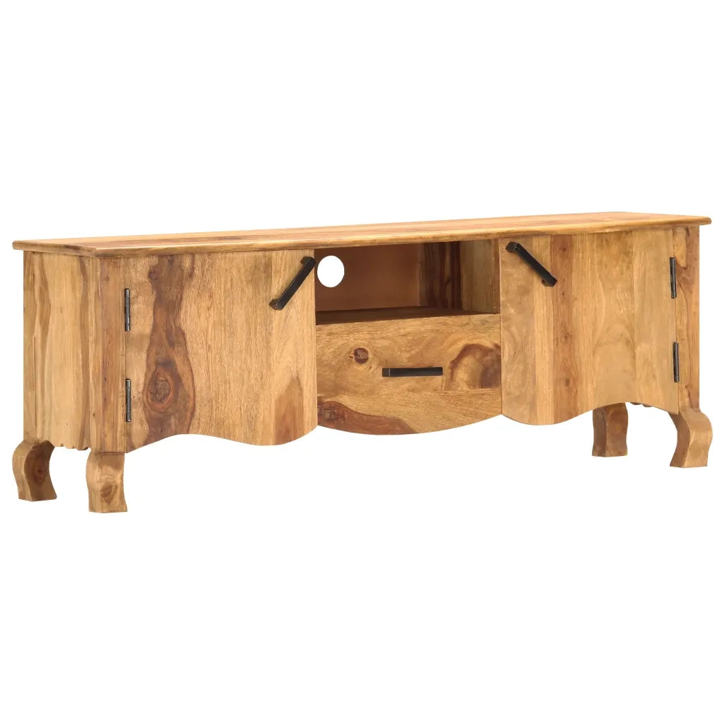 Mobile Porta TV 115x30x42 cm in Legno Massello 287337