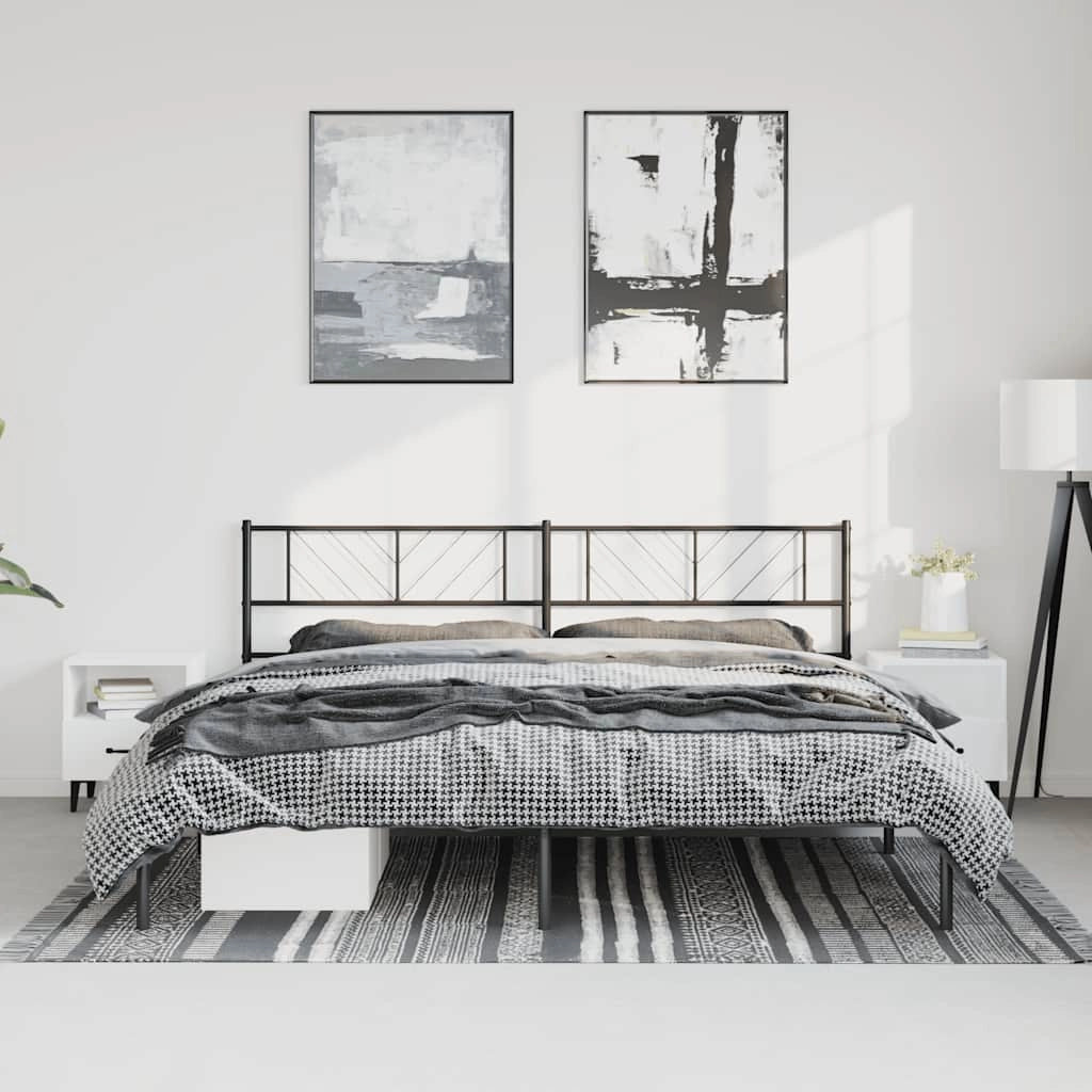 Giroletto con Testiera in Metallo Nero 183x213 cmcod mxl 130835