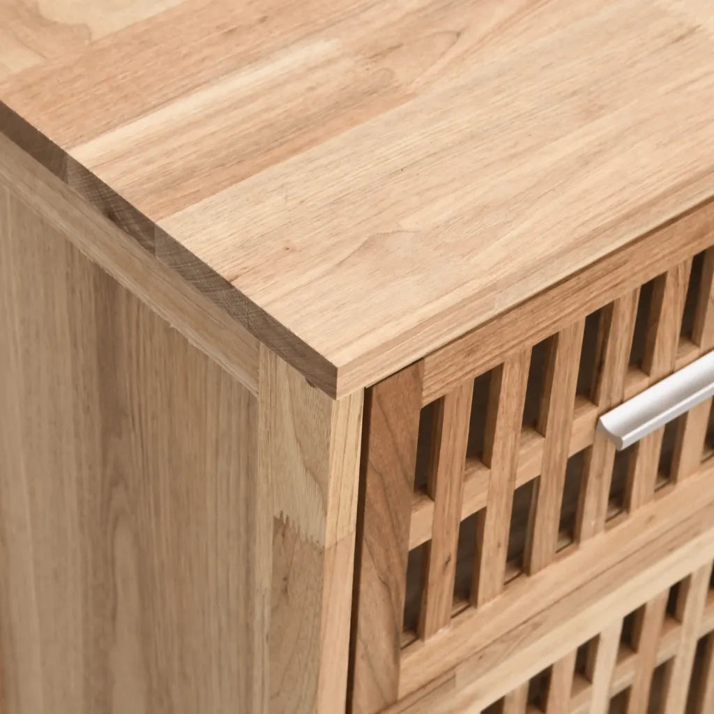 Armadietto da Bagno | Armadio da bagno 42x29x82 cm in Legno Massello di Noce