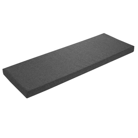 Cuscino di Comfortschuim 140x40 cm - Copertura Removibile - Base Antiscivolo - Piuma Durevole - Adatto per Interno/Esterno - Resistente e Soffice - Cuscino da Sedia