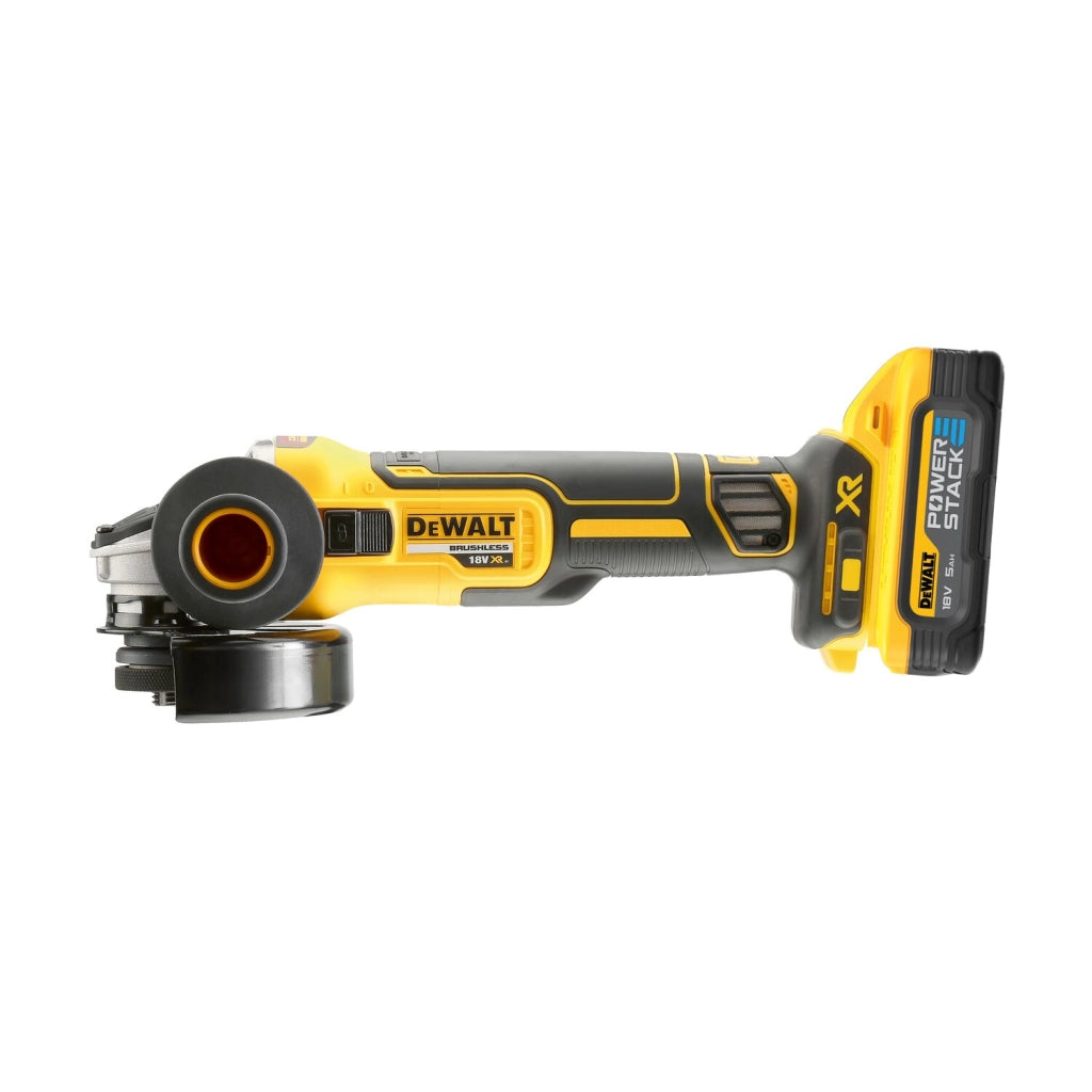 Smerigliatrice angolare DeWalt DCG405H2T 18V 125mm con batterie Powerstack 5.0Ah