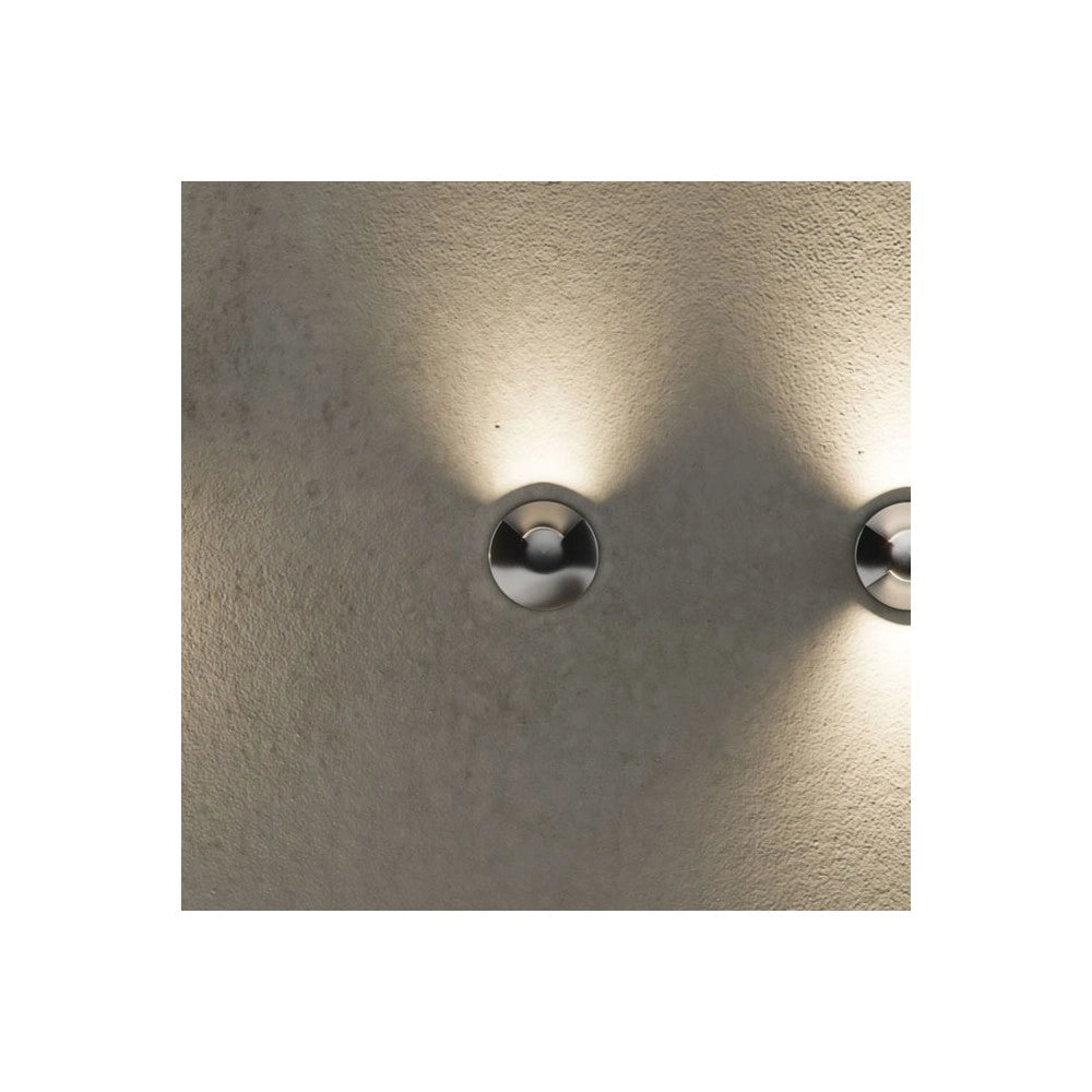 Beneito & Faure - Segnapasso led da esterno Ina 2W 3000K - Faretto da incasso a luce calda IP67 da parete o pavimento