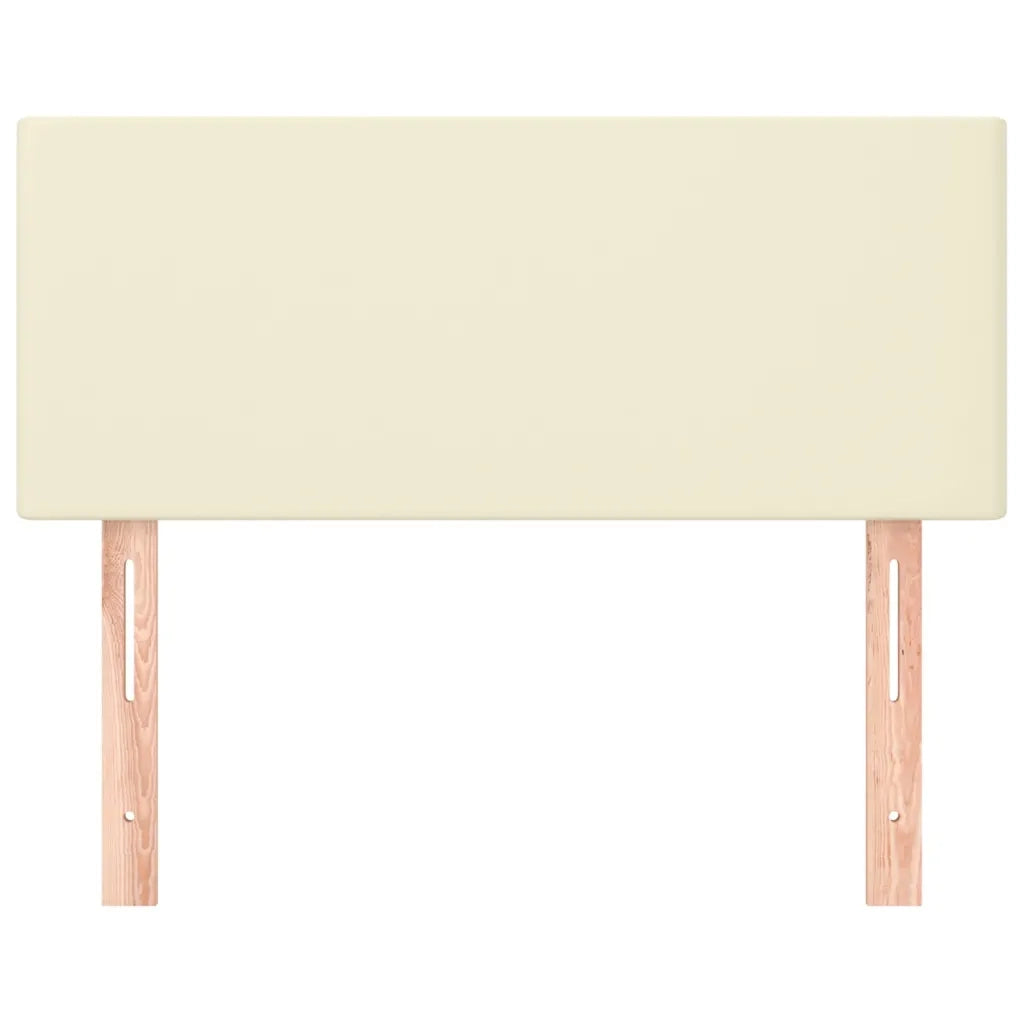 Testiera | Testata Crema 100x5x78/88 cm in Similpelle