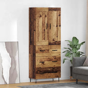 Credenza-Buffet-Armadio da cucina Legno vecchio 69,5 x 34 x 180 cm Legno multistrato 848851