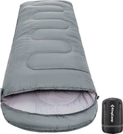 Zaino da campeggio - sacco a pelo - confezione - modello 12345 - materiale 100% poliestere - peso 1,2 kg - temperatura di isolamento -10°C - 0°C