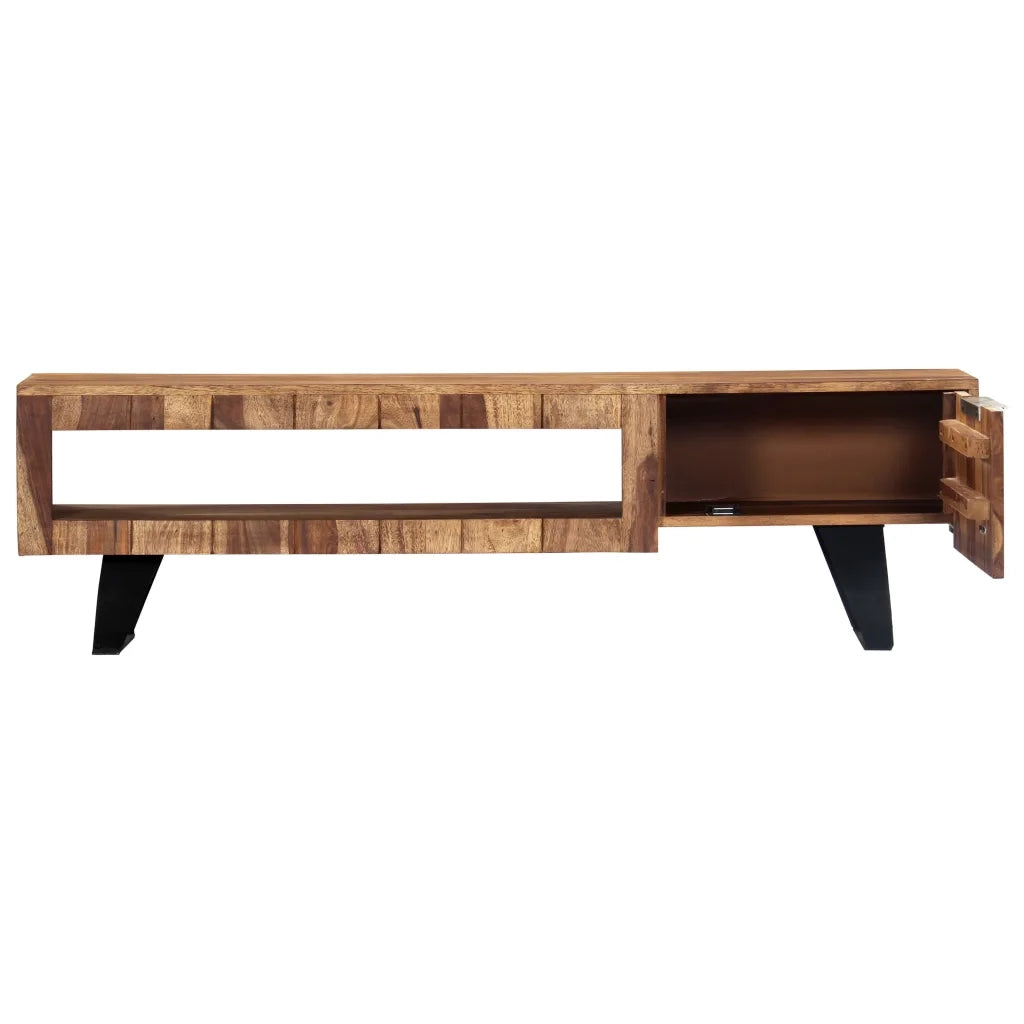 Mobile Porta TV 140x30x40cm in Legno Massello di Acacia 247980