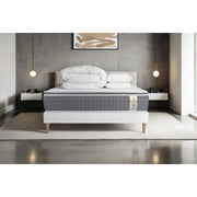 Pacchetto letto completo - Materasso 140x190cm + Box spring con doghe (kit) + 2 cuscini + Piumino - Vingt-Six PLUS