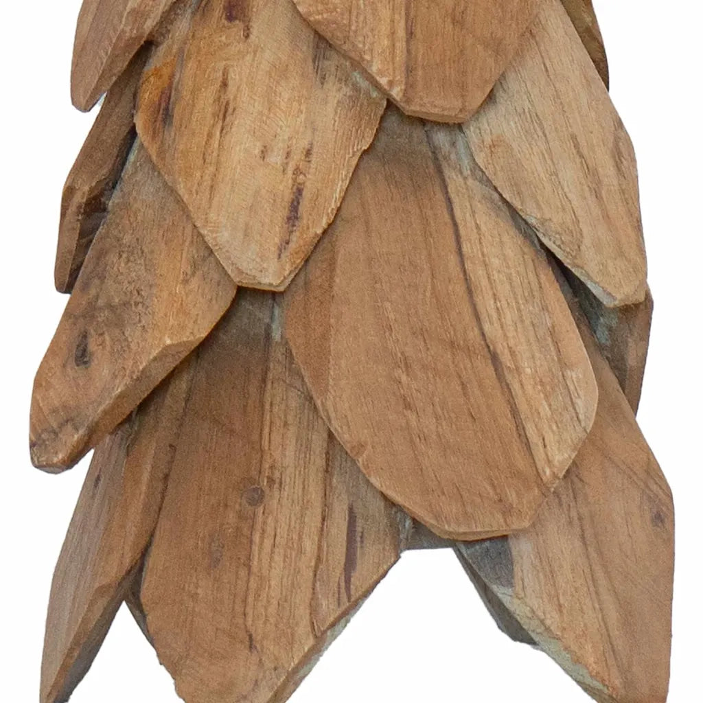 Albero di Natale Marrone 51 cm Legno massello di teak 42017937