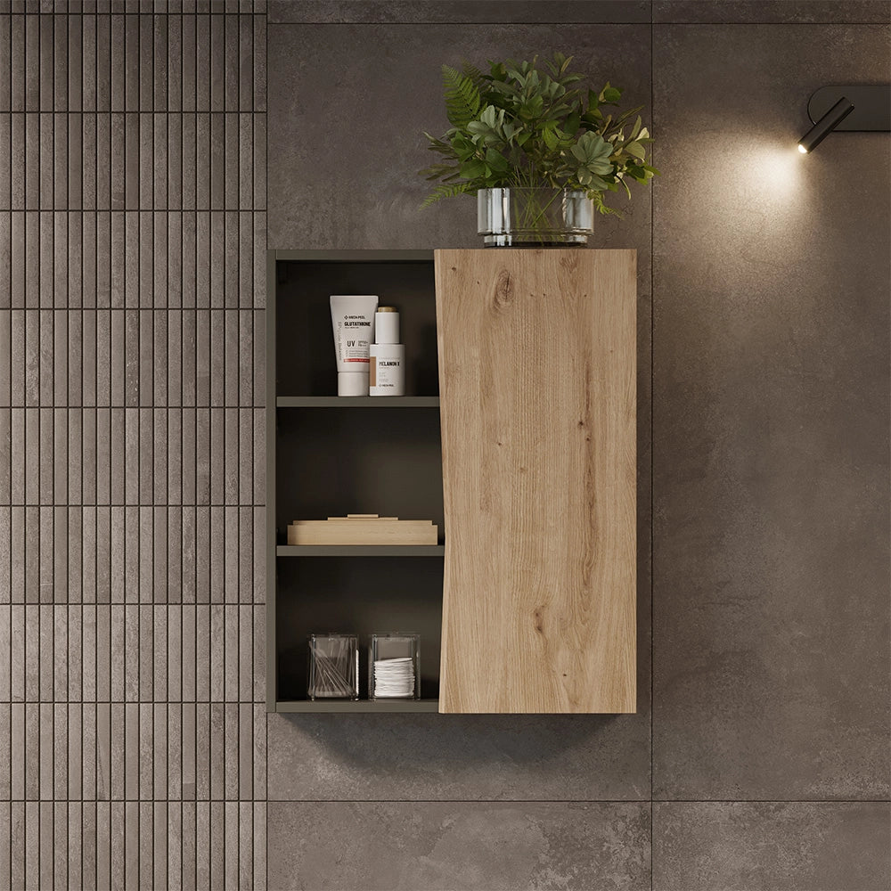 Vicco mobile bagno Artigiano 56 x 70 cm con 3 scomparti aperti