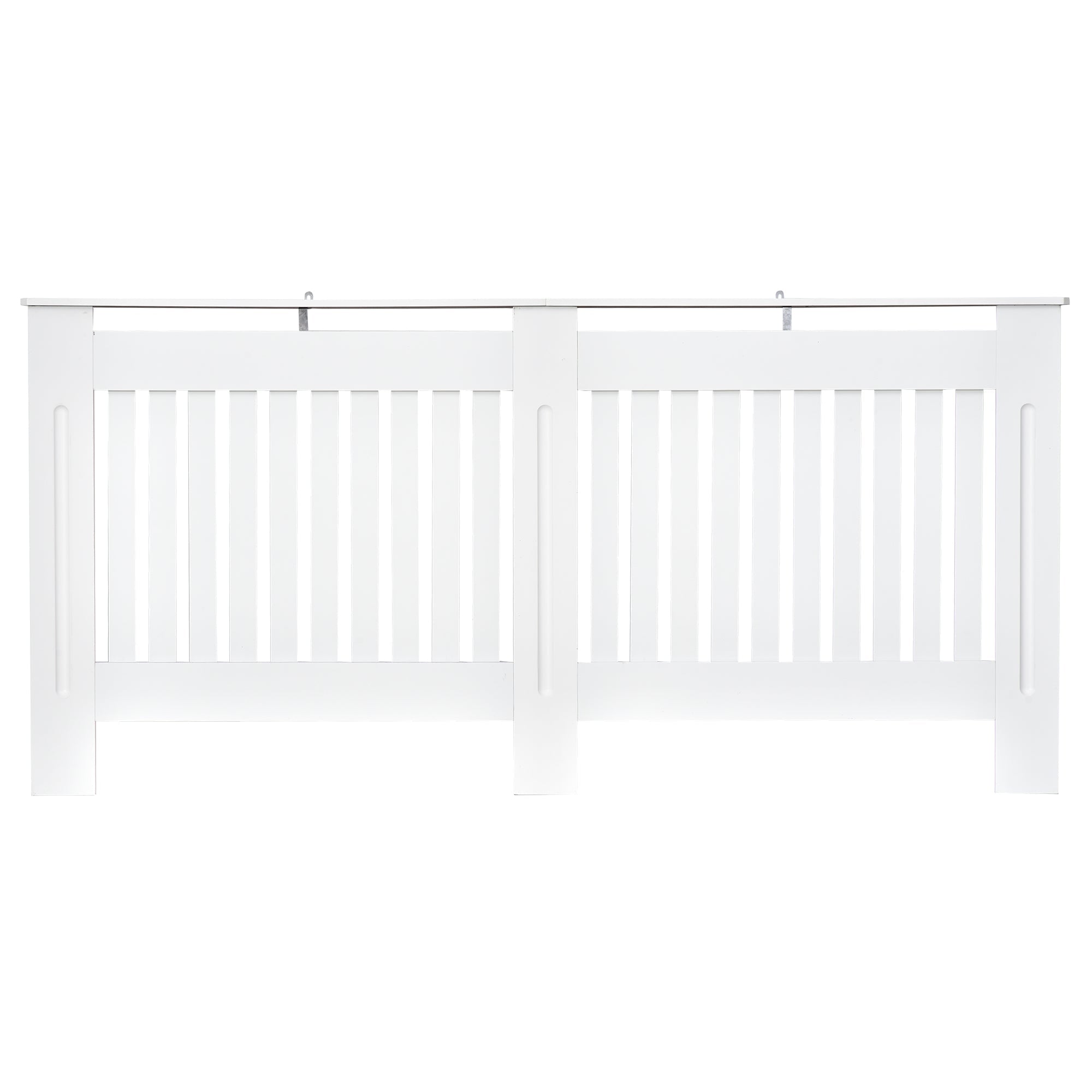 Copritermosifone in Legno MDF Bianco 172x19x81 cm