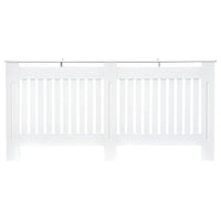 Copritermosifone in Legno MDF Bianco 172x19x81 cm