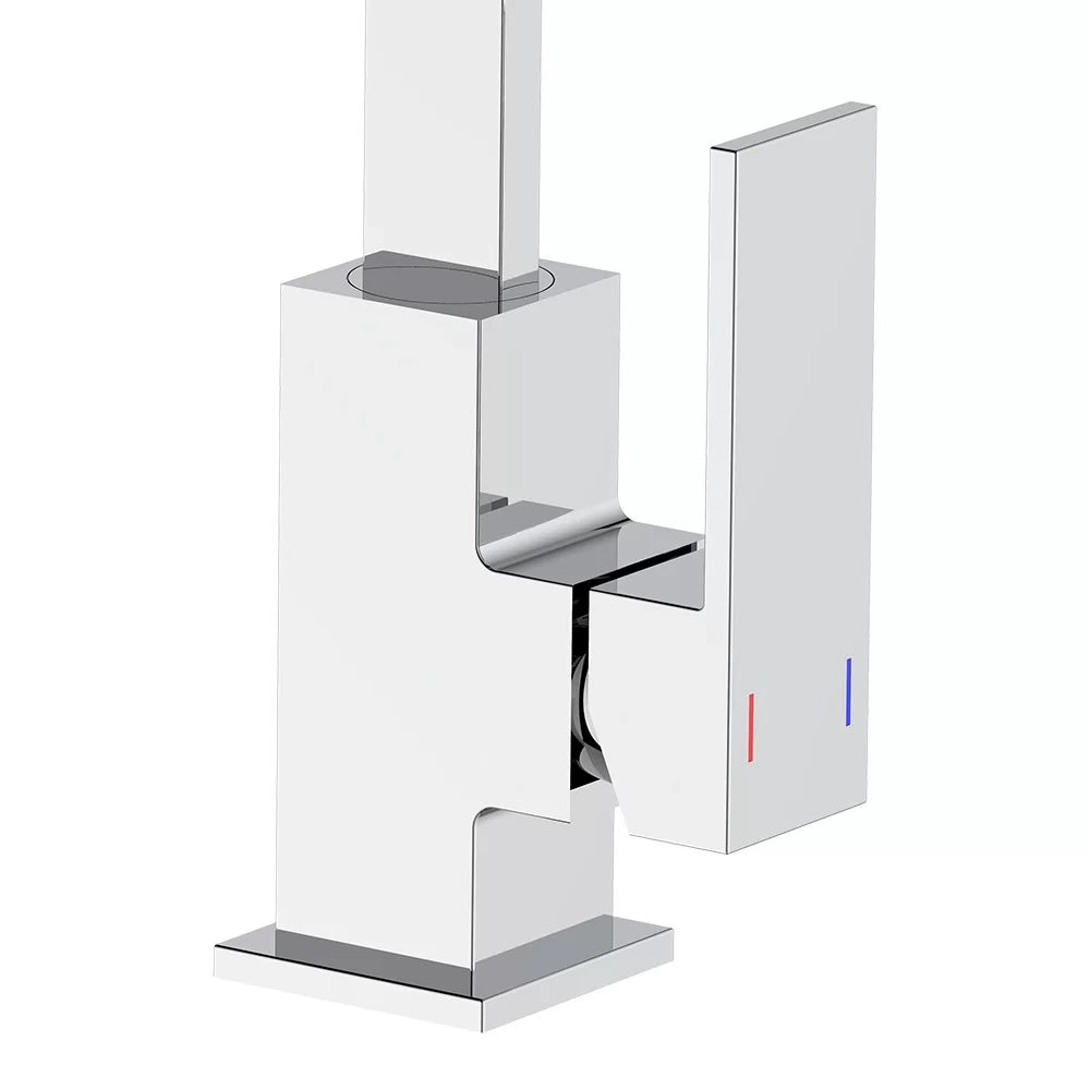 Miscelatore lavello bocca alta girevole cromato - Serie Elite