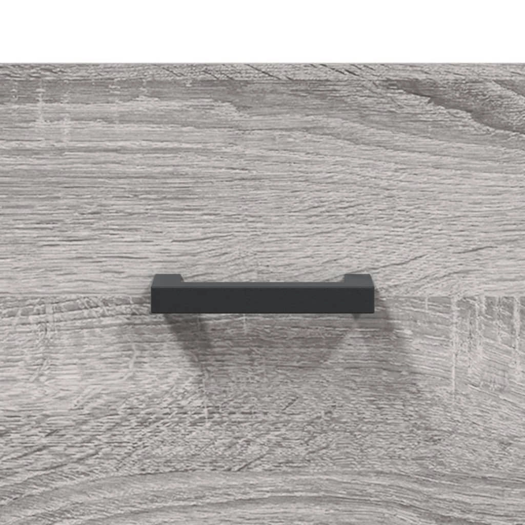 Panca portascarpe mobiletto porta-stivali cassettiera mensola mobile da ingresso rovere Sonoma 102 x 35 x 55 cm legno ingegnerizzato grigio 02_0022999