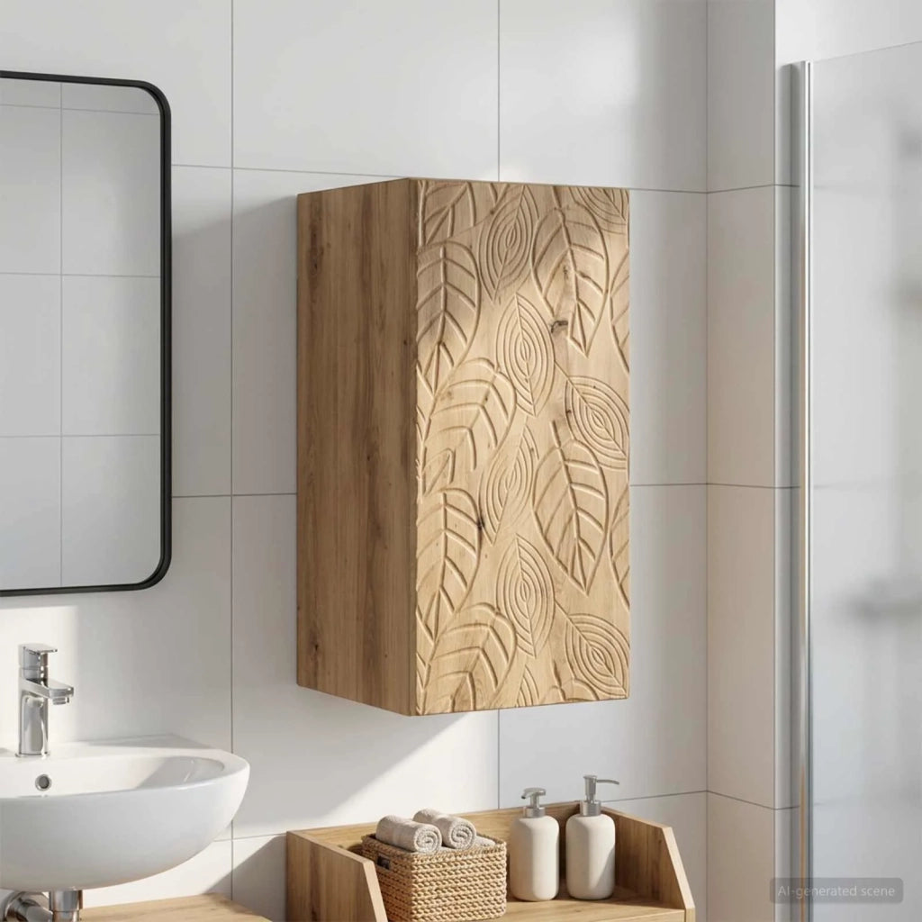 Armadio da bagno a muro DELFT Rovere Artigianale 897034