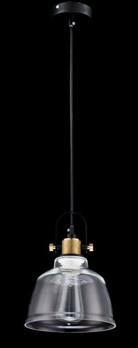 Lampada pendente Pendant in Metallo Irving Nero