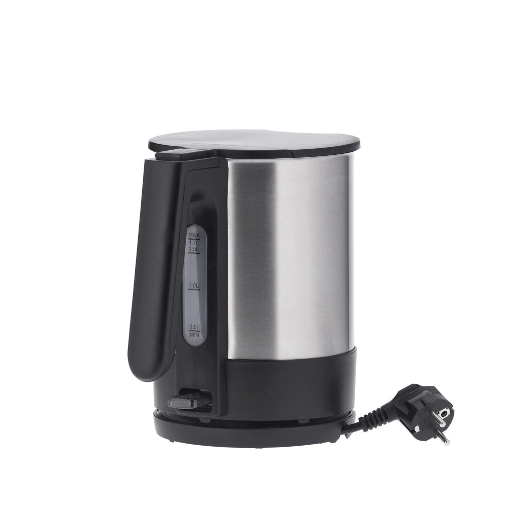 Severin WK 3409 bollitore elettrico 1,7 L 2200 W Nero, Acciaio inossidabile