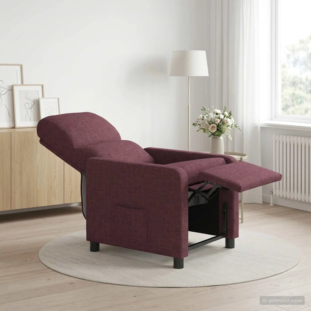 Divano Sedia-Poltrona reclinabile Viola Tessuto 656099