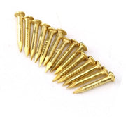 Set di chiodi per muratura da 100 pezzi - Testa rotonda - Per lavorazione del legno - Spille decorative per mobili - Lunghezza 10 mm - Resistente alle graffi - Chiodi da parete