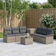 Set di divani 8 pz Grigio e Grigio Scuro 3448006
