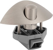 Chiusura automatica per porta armadio - Diametro compatibile 12-25mm - Incluso set di 10 accessori - Facile da utilizzare - Blocco di sicurezza con pulsante - Senza chiave - Adattatore per porta armadio