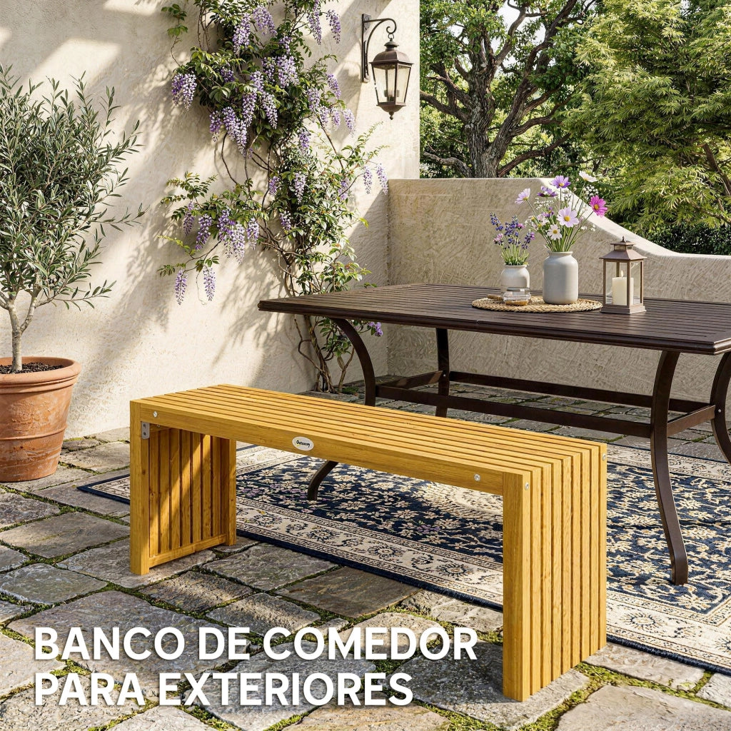 Panchina da Giardino in Legno 2 Posti ¨C Zephmum ¨C 110 cm Grigio