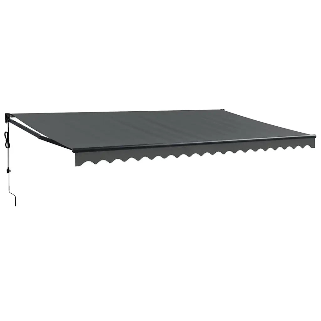 Tenda Sole Automatica Retrattile Antracite 5x3 m 3154515