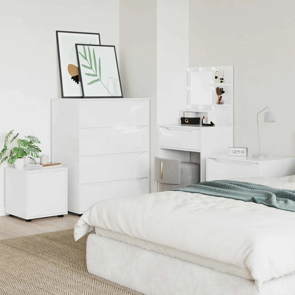Mobile da Bagno Bianco Lucido 40,5 x 40 x 44 cm 888951
