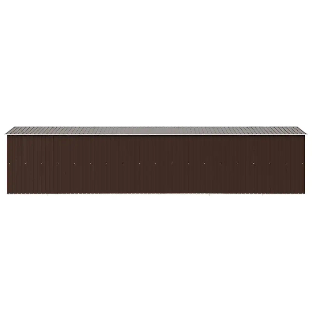 Capanno da Giardino Marrone 257x990x181 cm in Acciaio Zincato cod mxl 65806