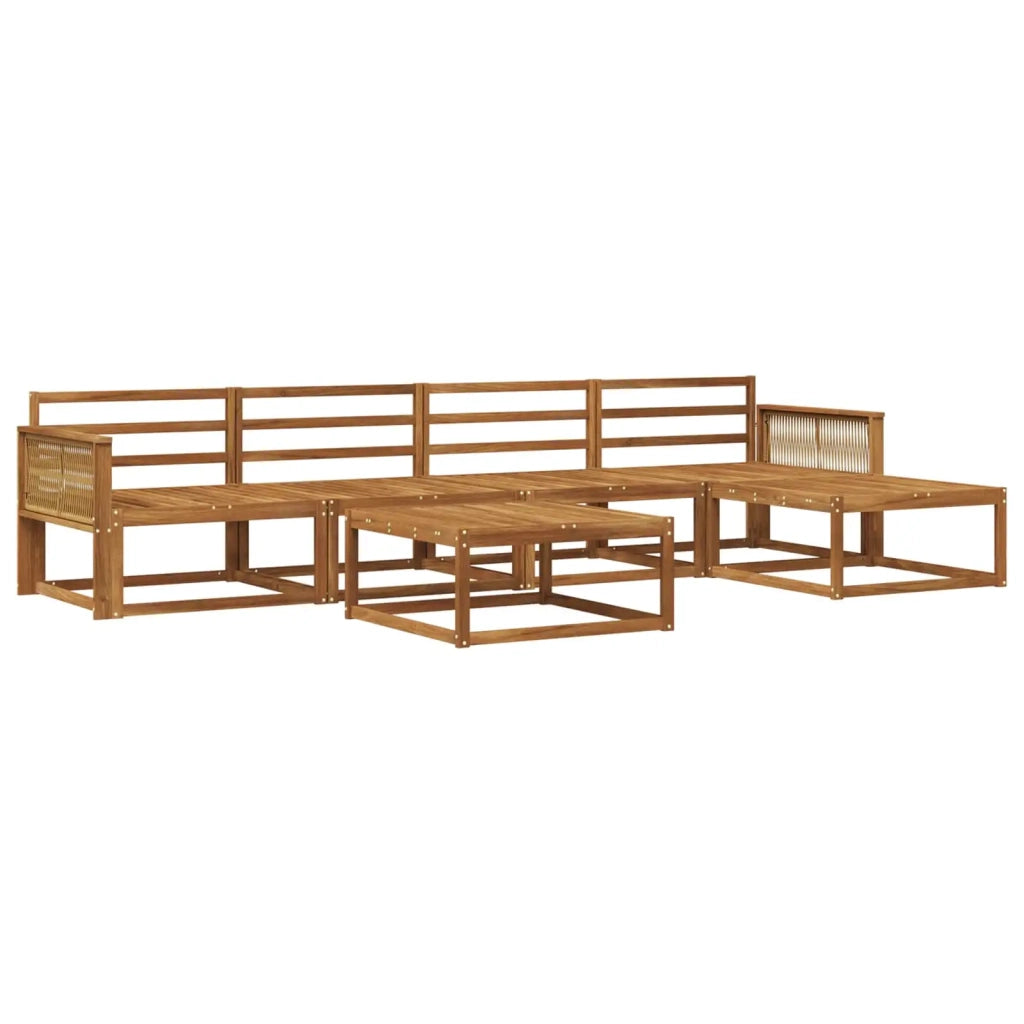 Set di divani da esterno 6 pcs Naturale 3382507