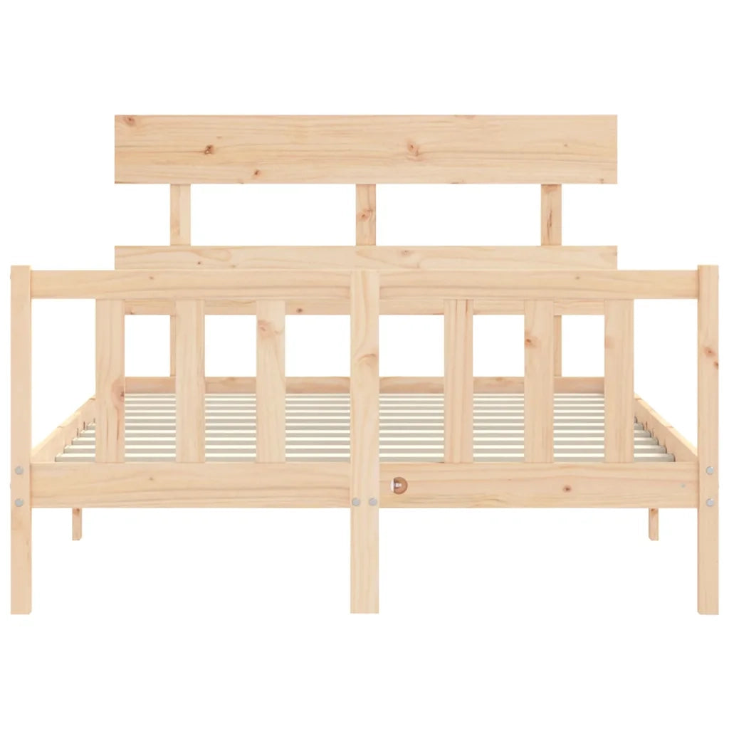 Giroletto senza Materasso 140x200 cm in Legno Massello di Pino 3193271