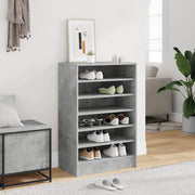 Scarpiera Grigio Cemento 60x35x92 cm in Truciolato cod mxl 49865