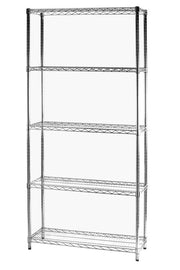 Archimede scaffale metallico scaffale robusto 5 ripiani cm 35 x 90 x h. 177 per uso esterno   cucina bagno garage cabina armadio