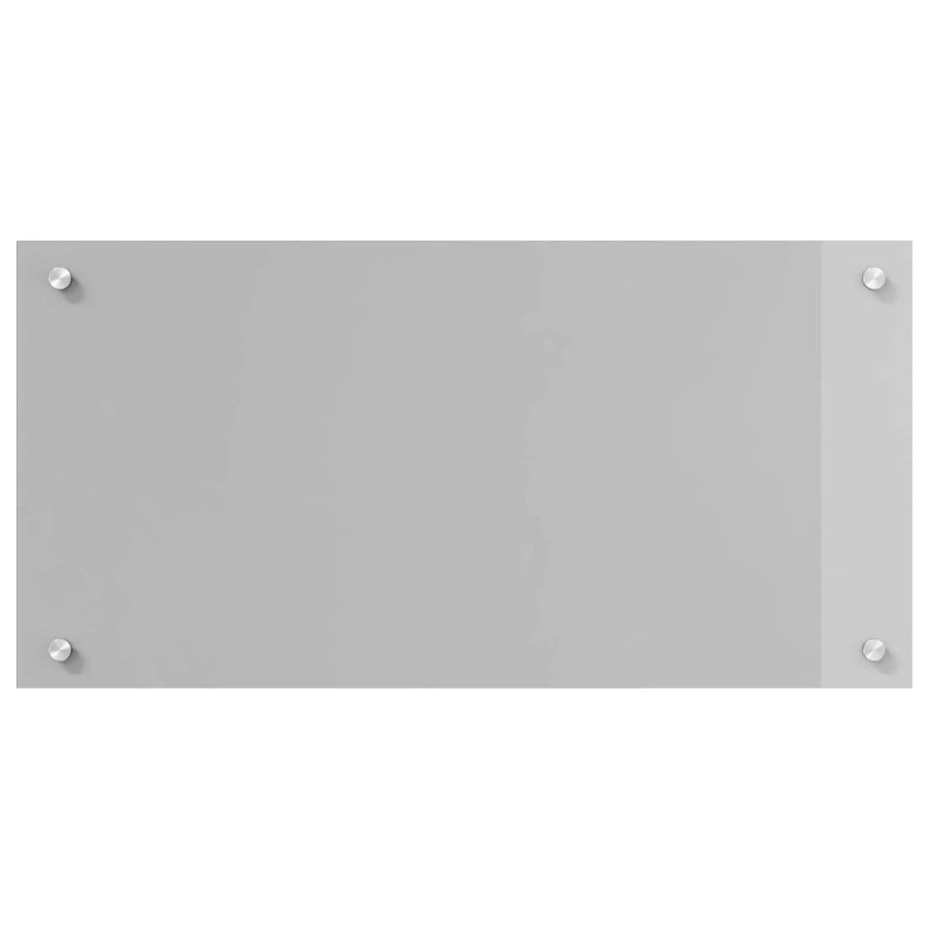 Schienale da cucina Grigio chiaro 80 x 40 cm vetro temperato 42001229