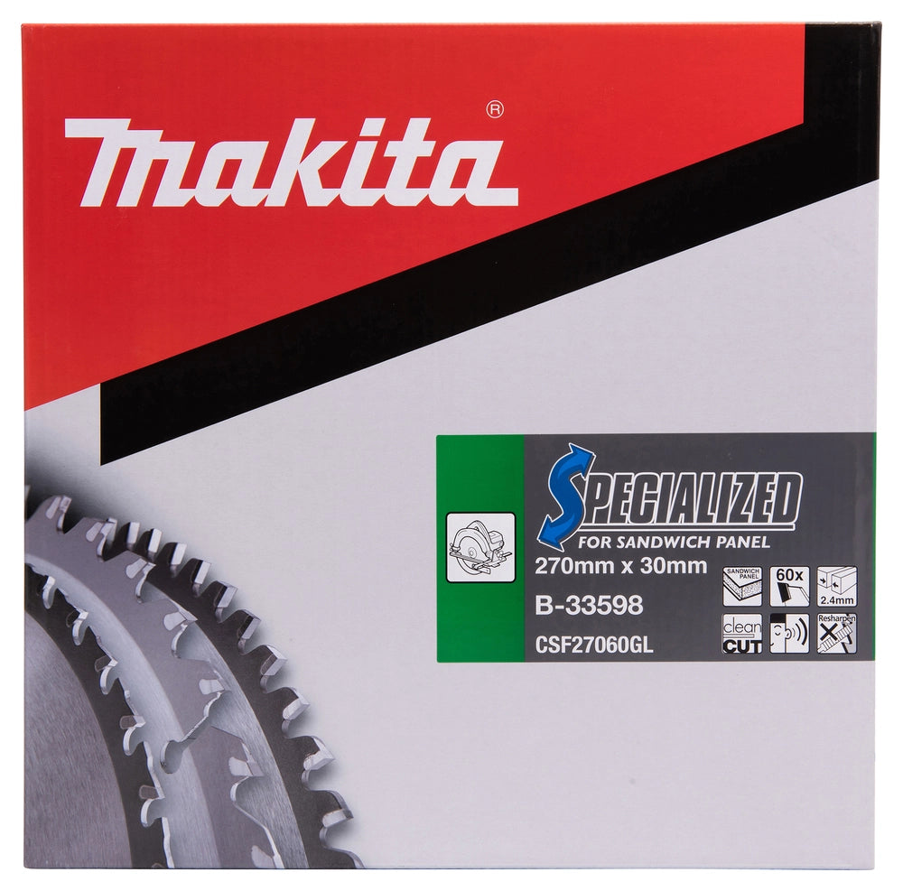 Lama sega circolare Makita D.270mm 60 denti Sandwich Panel