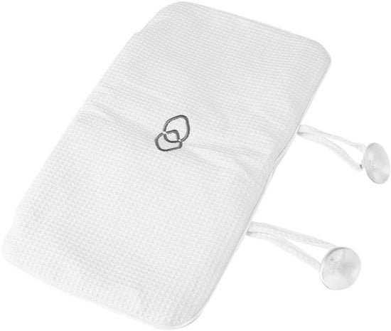 Cuscino antiscivolo con pinze per bagno per uso domestico - Supporto comodo per la testa per il sostegno del collo e della schiena