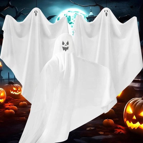 Decorazioni di Halloween - Spettri di Halloween da appendere 60 cm - Decorazioni di Halloween per giardino prato - Decorazioni di Halloween per festa di giardino