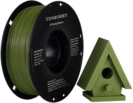 Filamento 3D a 1,75mm - Resistente al UV e al Calore - Duraturo e Resistente - Adatto per Applicazioni Esterne - 1KG Bobina - Resistenza fino a 90 °C