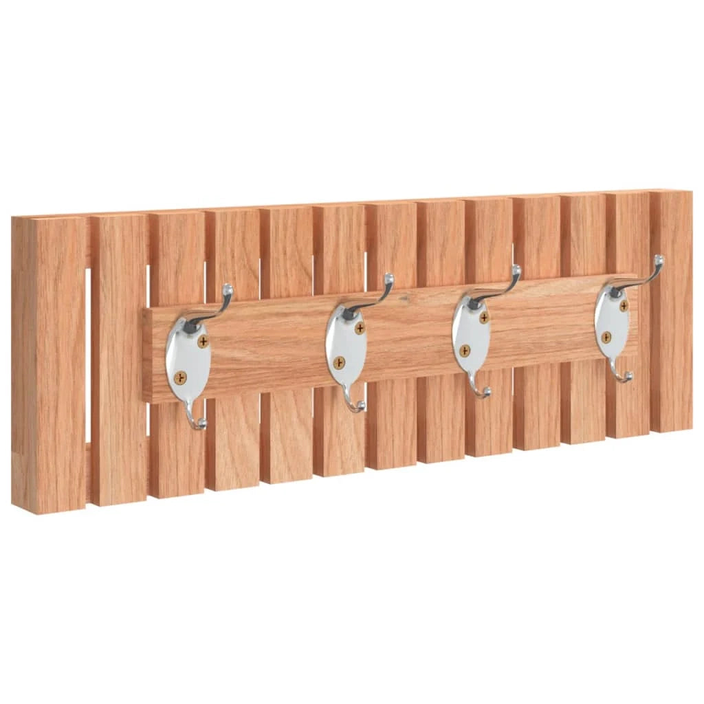 Appendiabiti da parete 42 x 8,5 x 14 cm in legno massello di noce 02_0005469