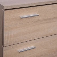 Set Arredo Guardaroba 3 in 1 con Specchio e Scarpiera da Ingresso Pannello Truciolare 90 x 21.5 x 116cm Quercia