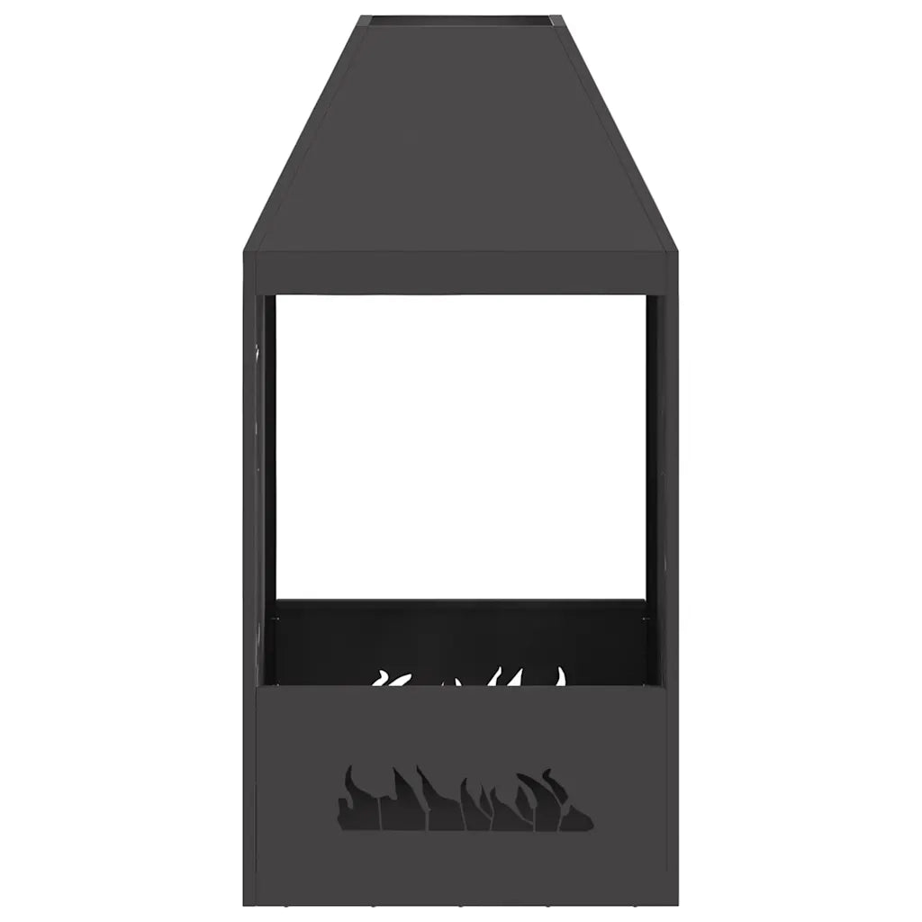 Focolare Nero 50 x 50 x 100 cm Acciaio CFW1465775