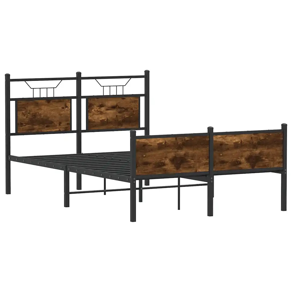 Giroletto senza Materasso Rovere Fumo 120x200 cm in Truciolato 4106924