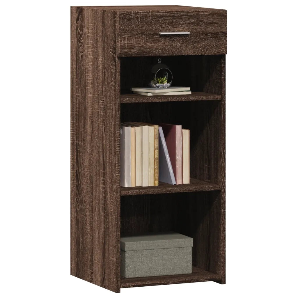 Credenza | Madia | Buffet da pranzo | Armadio da pranzo Rovere Marrone 40x42,5x93 cm in Legno Multistrato