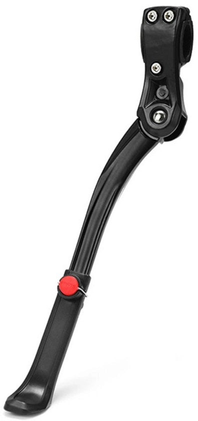 Piedistallo per bicicletta - Piedistallo unisex per adulti - Piedistallo laterale antiscivolo - Piedistallo in alluminio robusto - Altezza regolabile - Per biciclette da 24 a 29 pollici per adulti - Adatto per mountain bike e biciclette da corsa