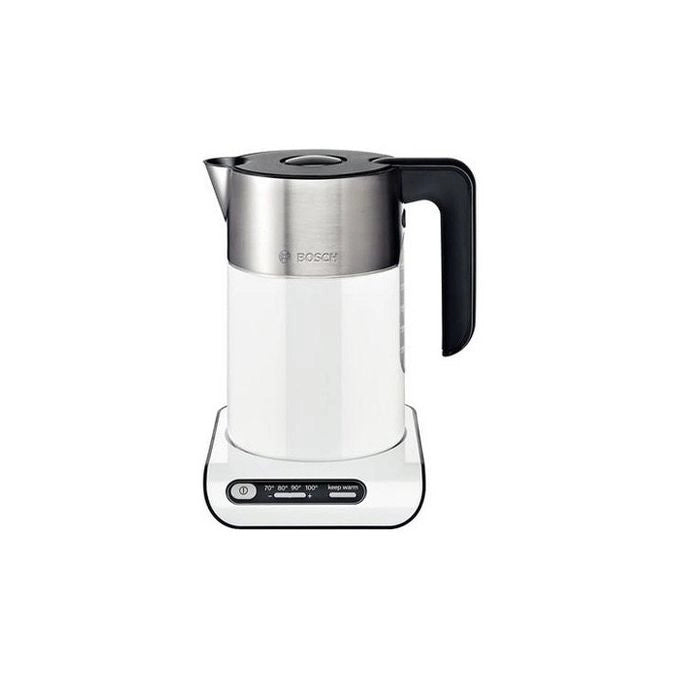 Bosch TWK8611P bollitore elettrico 1,5 L 2400 W Antracite, Acciaio inossidabile, Bianco
